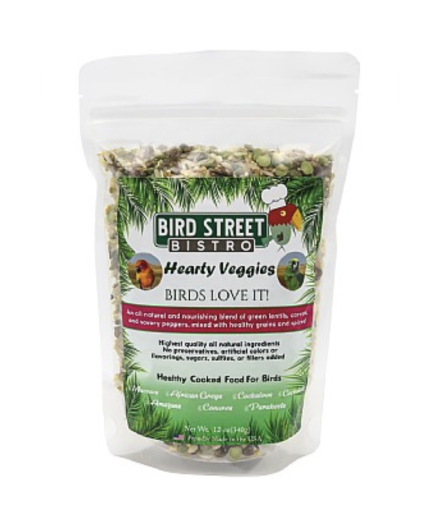 Bird Street Bistro Hearty Veggies Parrot Food 12oz